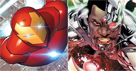 cyborg vs iron man|who can beat iron man.